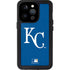MLB Kansas City Royals - Solid Distressed iPhone 14 Pro Waterproof Case