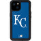 MLB Kansas City Royals - Solid Distressed iPhone 15 Plus Waterproof Case