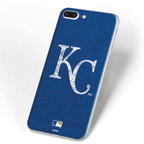 MLB Kansas City Royals - Solid Distressed iPhone 7 Plus Skin
