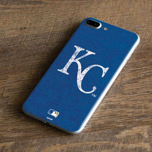 MLB Kansas City Royals - Solid Distressed iPhone 7 Plus Skin