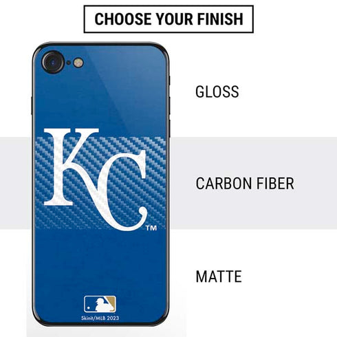 MLB Kansas City Royals - Solid Distressed iPhone SE (2nd & 3rd Gen) Skin