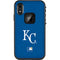 MLB Kansas City Royals - Solid Distressed LifeProof Fre iPhone Skin