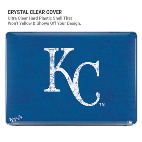 MLB Kansas City Royals - Solid Distressed MacBook Air 13in M1 (2021) Case plus Skin