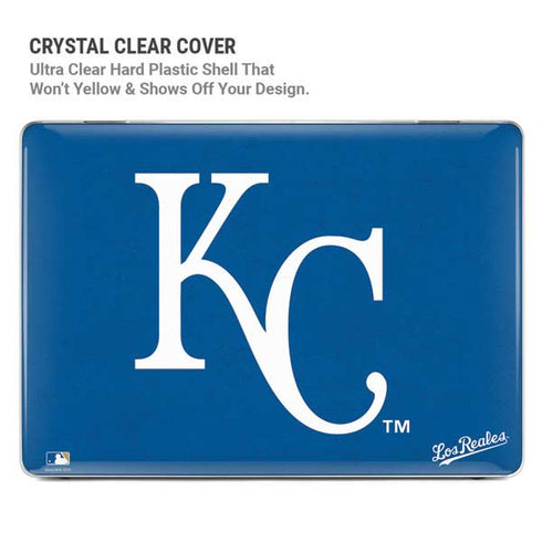 MLB Kansas City Royals - Solid Distressed MacBook Air 15in (2023-2025) Case plus Skin