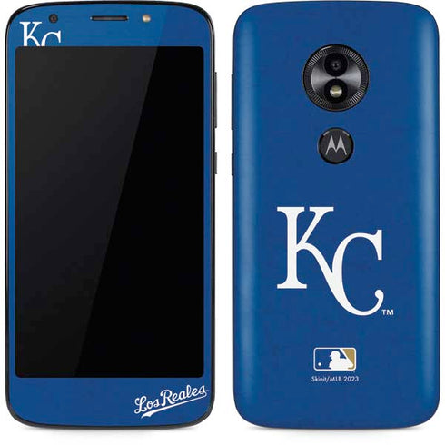 MLB Kansas City Royals - Solid Distressed Moto E5 Play Skin