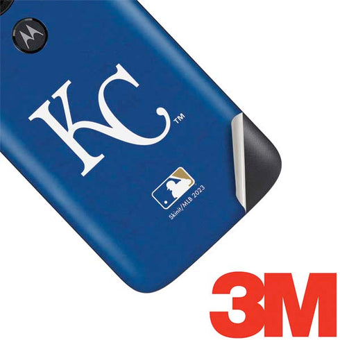 MLB Kansas City Royals - Solid Distressed Moto E5 Play Skin