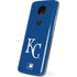 MLB Kansas City Royals - Solid Distressed Moto E5 Plus Skin