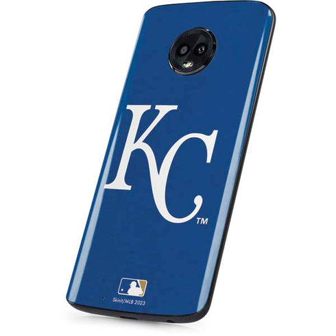 MLB Kansas City Royals - Solid Distressed Moto G6 Skin