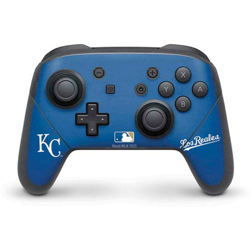 MLB Kansas City Royals - Solid Distressed Nintendo Switch Pro Controller Skin