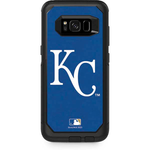 MLB Kansas City Royals - Solid Distressed Otterbox Commuter Galaxy Skin