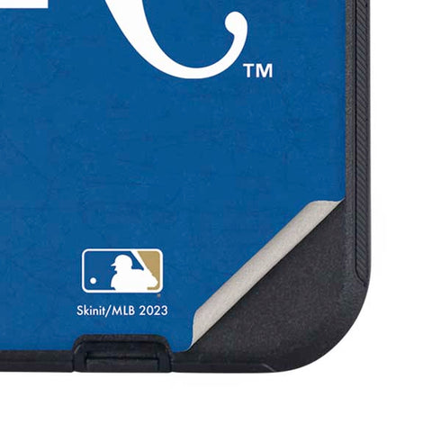 MLB Kansas City Royals - Solid Distressed Otterbox Defender iPhone Skin