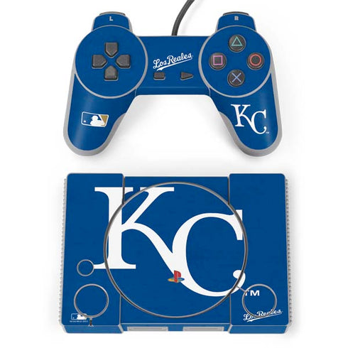 MLB Kansas City Royals - Solid Distressed PlayStation Classic Bundle Skin