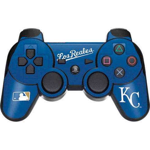 MLB Kansas City Royals - Solid Distressed PS3 Dual Shock wireless controller Skin