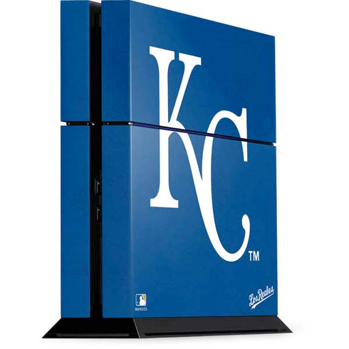 MLB Kansas City Royals - Solid Distressed PS4 Console Skin