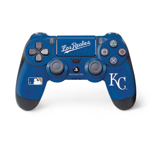 MLB Kansas City Royals - Solid Distressed PS4 Controller Skin