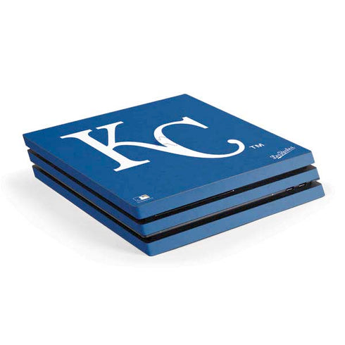 MLB Kansas City Royals - Solid Distressed PS4 Pro Console Skin