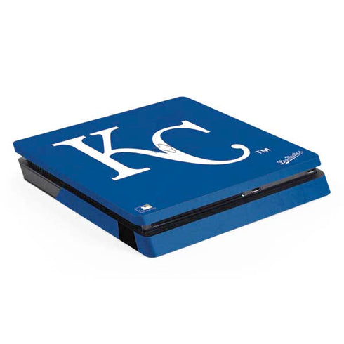 MLB Kansas City Royals - Solid Distressed PS4 Slim Skin