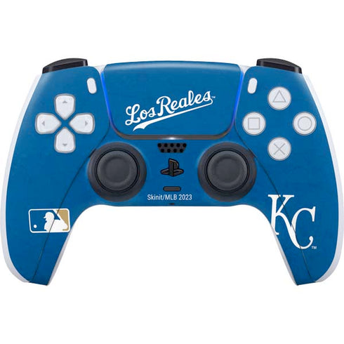 MLB Kansas City Royals - Solid Distressed PS5 Controller Skin