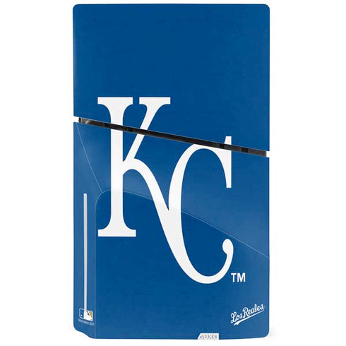 MLB Kansas City Royals - Solid Distressed PS5 Slim Disk Bundle Skin