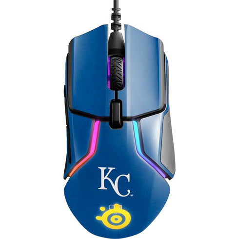 MLB Kansas City Royals - Solid Distressed SteelSeries Rival 600 Gaming Mouse Skin