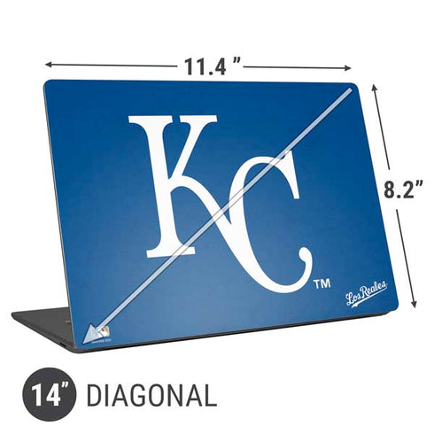 MLB Kansas City Royals - Solid Distressed Universal Laptop 14in (11.4 x 8.2in) Skin