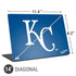 MLB Kansas City Royals - Solid Distressed Universal Laptop 14in (11.4 x 8.2in) Skin