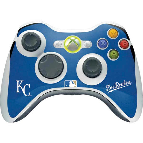 MLB Kansas City Royals - Solid Distressed Xbox 360 Wireless Controller Skin