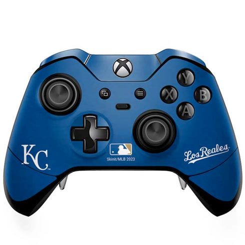 MLB Kansas City Royals - Solid Distressed Xbox One Elite Controller Skin