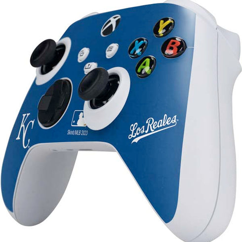 MLB Kansas City Royals - Solid Distressed Xbox Series S Controller Skin
