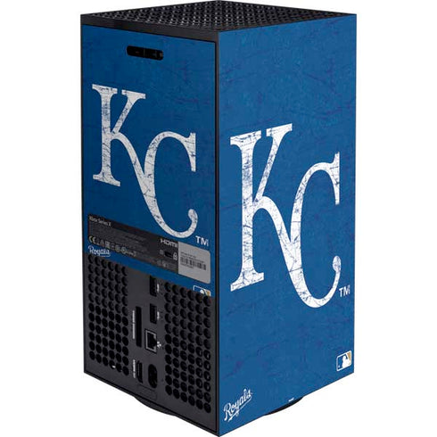 MLB Kansas City Royals - Solid Distressed Xbox Series X Bundle Skin