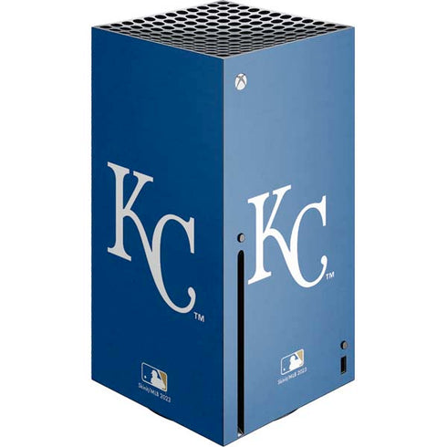 MLB Kansas City Royals - Solid Distressed Xbox Series X Console Skin