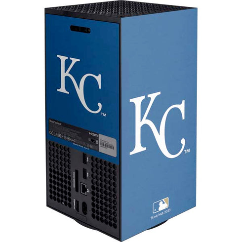 MLB Kansas City Royals - Solid Distressed Xbox Series X Console Skin