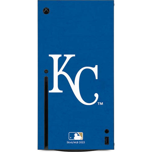 MLB Kansas City Royals - Solid Distressed Xbox Series X Console Skin