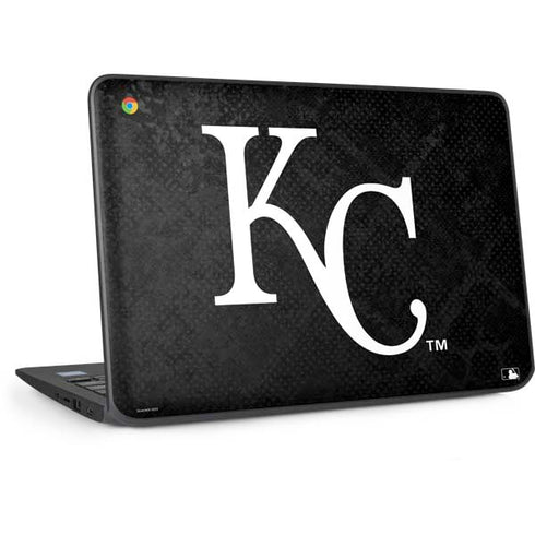 MLB Kansas City Royals Dark Wash HP Chromebook Skin