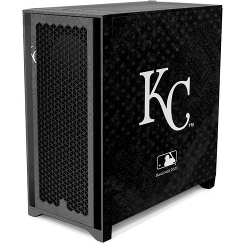 MLB Kansas City Royals Dark Wash Corsair 4000D Tempered Glass Mid-Tower ATX Case Skin