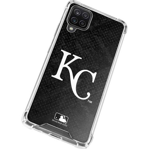 MLB Kansas City Royals Dark Wash Galaxy A12 Clear Case