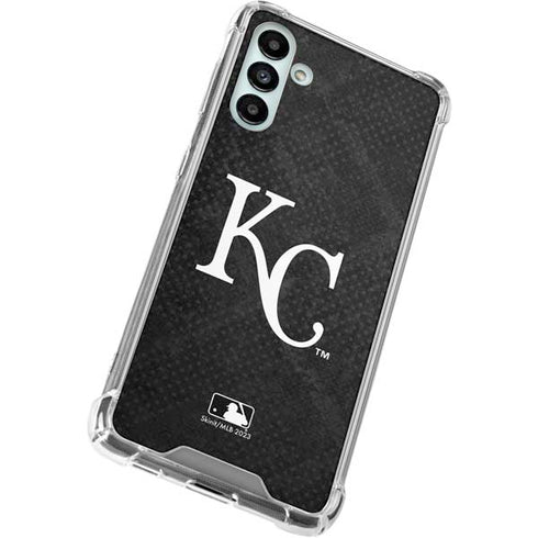 MLB Kansas City Royals Dark Wash Galaxy A13 5G Clear Case