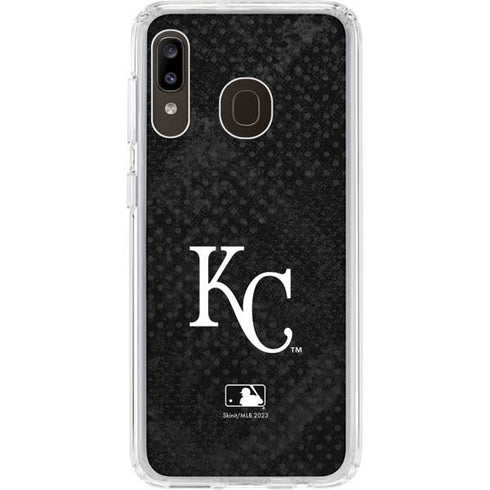 MLB Kansas City Royals Dark Wash Galaxy A20 Clear Case