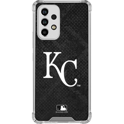 MLB Kansas City Royals Dark Wash Galaxy A33 5G Clear Case