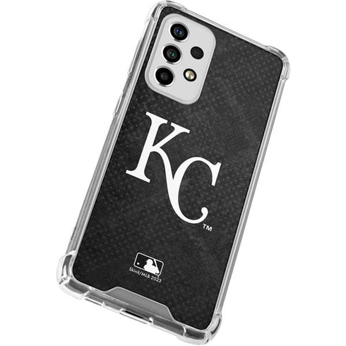 MLB Kansas City Royals Dark Wash Galaxy A33 5G Clear Case