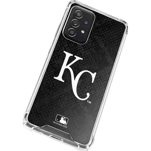 MLB Kansas City Royals Dark Wash Galaxy A52 5G Clear Case