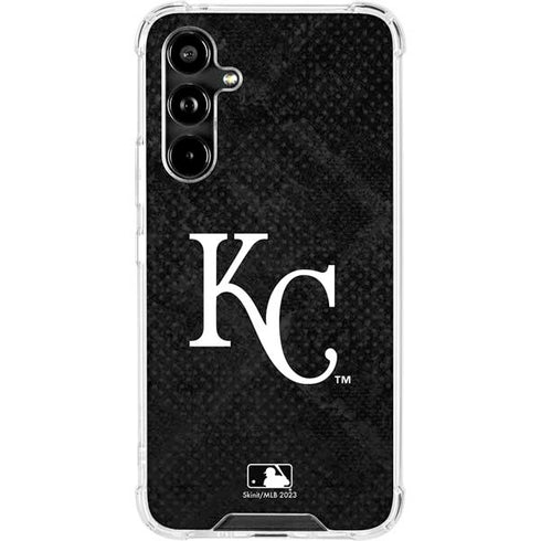 MLB Kansas City Royals Dark Wash Galaxy A54 5G Clear Case