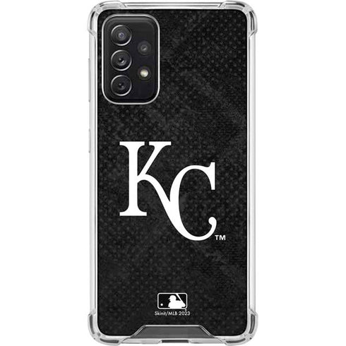 MLB Kansas City Royals Dark Wash Galaxy A72 5G Clear Case