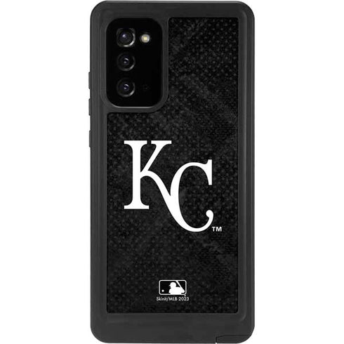 MLB Kansas City Royals Dark Wash Galaxy Note20 5G Waterproof Case