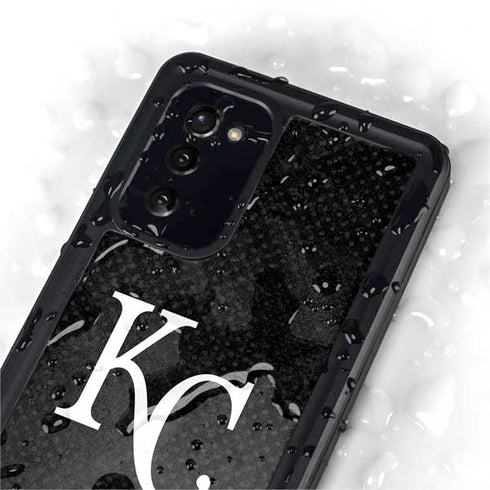 MLB Kansas City Royals Dark Wash Galaxy Note20 5G Waterproof Case