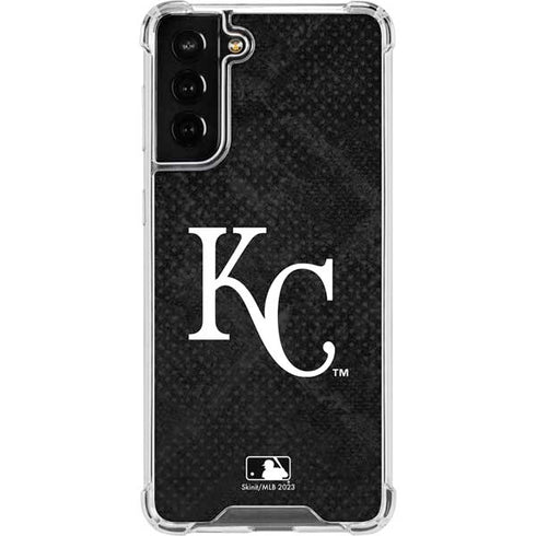 MLB Kansas City Royals Dark Wash Galaxy S21 FE Clear Case