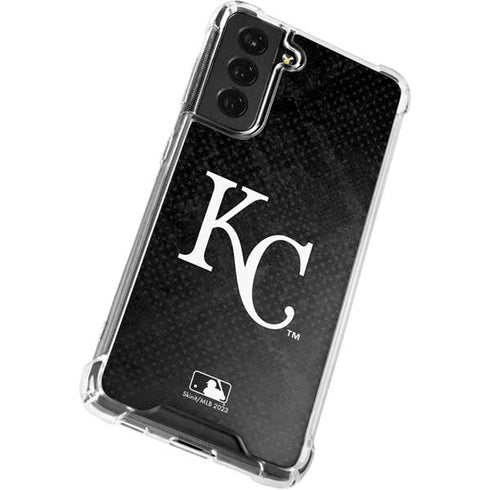 MLB Kansas City Royals Dark Wash Galaxy S21 FE Clear Case