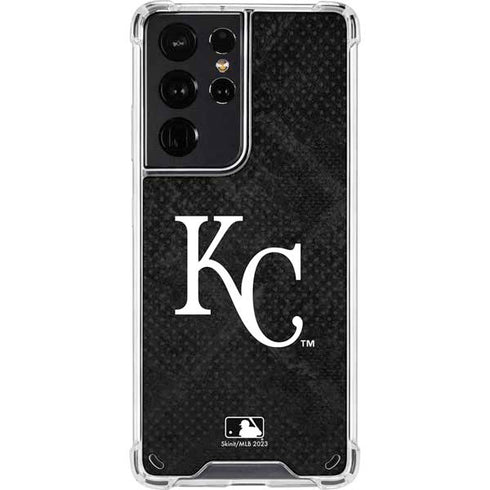MLB Kansas City Royals Dark Wash Galaxy S21 Ultra 5G Clear Case
