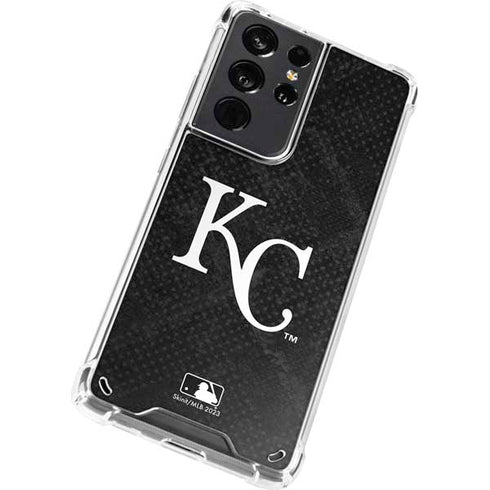 MLB Kansas City Royals Dark Wash Galaxy S21 Ultra 5G Clear Case