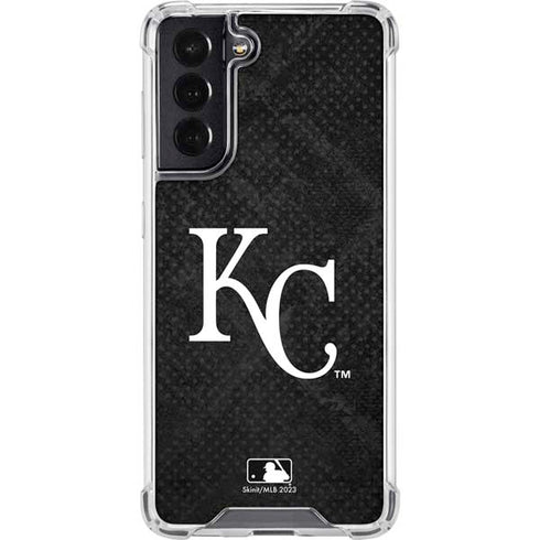 MLB Kansas City Royals Dark Wash Galaxy S22 Clear Case